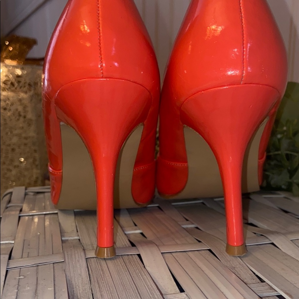 Rampage Women's Orange Coral Heels